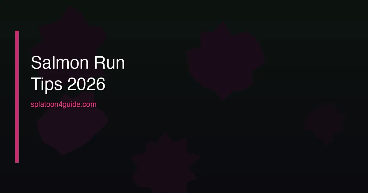 Splatoon 3 Salmon Run Guide 2026 — All Boss Salmonids, King Salmonids & How to Reach EVP 999